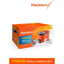 PremiumPort Force Pedallı Otomatik Temizlik Seti 16 Litre Mikrofiberli, Garantili