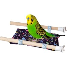 Cekar Store Kuş Yatağı Yumuşak Dokulu Kumaş Kuşlar Için Yatak Kuş Yatak En 11 cm Boy 11 cm