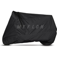 Bodygard Miflonlu Motosiklet Brandası Su Geçirmez -Ic Yuzeyi Miflon Kapli - Beden- Siyah (Medıum Topcase)