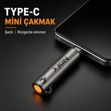 Jolita Mi 15 Uyumlu Type-C Şarjlı Çakmak Mini Arc Lighter