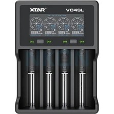 Uslucan Alışveriş Xtar VC4SL Dörtlü Li-Ion / Nı-Cd / Nı-Mh Pil Şarj Cihazı