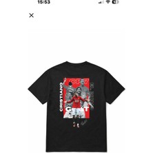 Çorapçı Cristiano Ronaldo Cr7 Baskılı T-Shirt