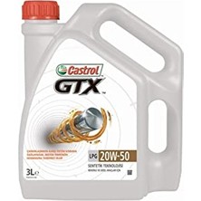 Castrol Gtx Lpg 20W-50 3 Lt Lpg'li Araç Motor Yağı