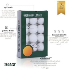 3 Yıldız Masa Tenisi Pin Topu +40 Zlı Yapı Sekme Rantili Fesyonel Pingpong Top 12 Adet