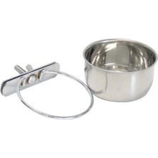 Cekar Store 2 Adet Vidalı Çelik Yemlik (5 Oz / 150 Ml)