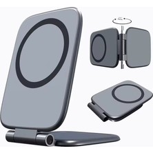 Jolita iPhone 15 Pro Uyumlu Magsafe Araç Ofis Tutucu Stand Katlanır