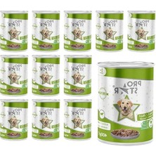 Cekar Store Yetişkin Köpek Kuzulu ve Jöleli Konserve Mama 400 gr x 12 Adet