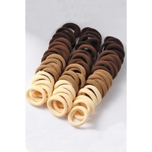 My Vintage Kadın 50\'li Kahverengi Lastik Toka Seti
