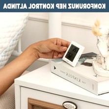 Bluefox Dijital Oda Termometresi ve Nem Ölçer – LCD Ekranlı, Kompakt Higrometre, Iç Mekan Sıcaklık ve Nem Takibi, Mıknatıslı & Ayaklı & Duvar Tipi Kullanım – Mutfak, Bebek Odası, Ofis, Sera Için Uygun