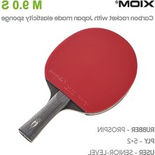 Muv 9 S Carbon Ittf Onaylı Masa Tenisi Raketi