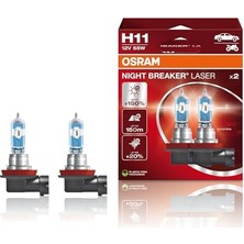 Osram H11%150 Fazla Işık Night Breaker Laser 12V          [enerji Sınıfı A]