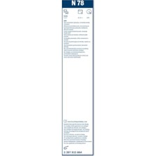 Bosch Twin Silecek Tekli [700 Mm] N78 3397015664