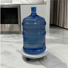 Yuvarlak MDF Saksı Altlığı 100 cm Asimetrik Tekerlekli Modern Kullanım İçin %100 Alüminyum
