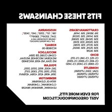 S62 Advancecut Motorlu Testere Zinciri 45,7 cm Bar -62 Tahrik Bağlantıları Için - Düşük Geri Tepmeli Zincir Husqvarna, Echo, Poulan, Craftsman, Echo ve Daha Fazlasına Uyar