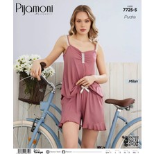 Street Beauty Milan Ip Askılı Dantelli Şort Fırfırlı Takım