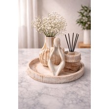 Zarif Ev Dekoru: Vazo, Biblo ve Reed Diffuser Seti
