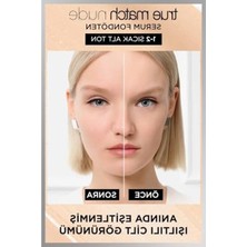 Işıltılı L'oreal Paris ''True'' Match Nude Fondöten Serum 1-2 Rosy Light Hafif Kapatıcılık SPF 15