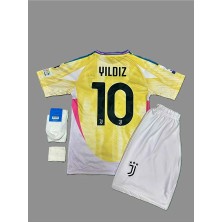 Kenan Yıldız 10 Numara 2024-25 Sezonu Deplasman Çocuk Forması 4'lü Set