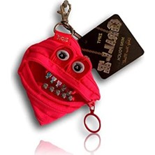 Zıpıt Monster Kalem Kutusu Coin Pouch (Red)