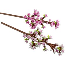 Cekar Store LEGO Botanicals Kiraz Çiçekleri 40725 – 8 Yaş ve Üzeri Çocuklar Için Doğum Günü Hediyesi Fikri, Pastel Tonlarda Çiçeklerle Kaplı 2 Dal Içeren Dekoratif Yaratıcı Oyuncak Yapım Seti (430 Parça)