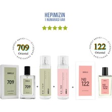 Bargello 709 122 Edp 100 ml Kadın Parfüm Set No:709 No:122 Edt Body Mist - Mnms50709bmno122