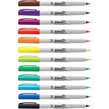 Cekar Store Sharpie Ultra Fine, Süper Ince Uç, Karışık 12'li Paket