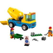 Cekar Store Lego® City Beton Mikseri 60325-4 Yaş ve Üzeri Çocuklar Için Gerçekçi Oyuncak Inşaat Aracı Yapım Seti (85 Parça)