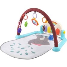 Cekar Store Birlik Oyuncak 3in1 Piyanolu Gökkuşağı Oyun Halısı HE0638