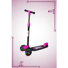 Cekar Store Swing Scooter 3tekerli LED Işıklı 40KĞ Taşıma Kapasitesi 3yaş ve Üstü Kullanıma Uygun