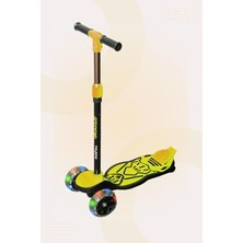 Cekar Store Chanky Scooter, 3 Tekerlekli, LED Işıklı, 100KG Kapasiteli, Ayarlanabilir Direksiyon, 3+ Yaş Için Uygun
