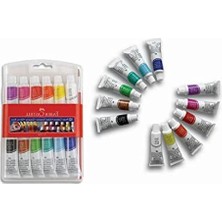 Cekar Store Faber-Castell Tüp Guaj Boya 12 Renk - 5170121011