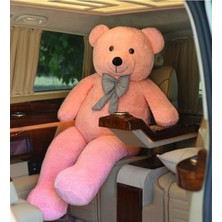 Cekar Store Pembe Papyonlu Dev Pelüş Papyonlu Ayı,yumuşak ve Sevimli Büyük Boy Oyuncak,sarılmalık,papyonlu,sevgiliye Hediye Ayıcık, (160 cm Pembe)