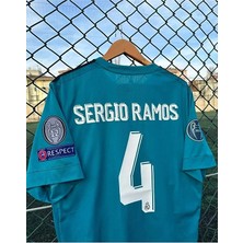 Real Madrid 2017/18 Sezonu Sergio Ramos Turkuaz Forması