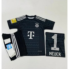 B.a.y.e.r.n/m.ü.n.i.h 2023/24 Yeni Sezon Manuel Neuer Kaleci Çocuk Forması 4'lü Set