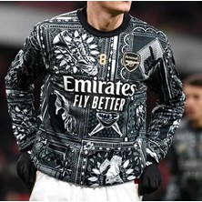 Arsenal 2023/24 Yeni Sezon Maç Önü (Pre Match ) Uzun Kol Özel Konsept Forması