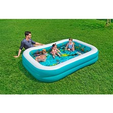 Cekar Store Bestway 3D Undersea Adventure Şişirilebilir Oyun Havuzu 2,62 M x 1.75 M x 51 cm