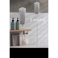 PremiumPort Uzun Teleskopik Toz Alma Püskülü, Kolay Temizlik Için Ideal