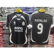 R.madridd 2006/07 Sezon Ronaldo Nazario Deplasman Forması (Black)