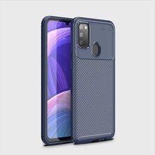 Cavora Samsung Galaxy M30S Kılıf Negro Carbon Silikon Kapak
