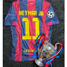 F.c B.a.r.c.e.l.o.n.a 2015 Neymar Jr Şampiyonlar Ligi Finali Nostalji Forması