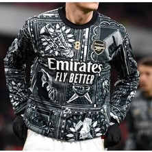 A.r.s.e.n.a.l 2023/24 Sezonu Isimsiz Pre Match Maç Önü Forması (Uzun Kol)