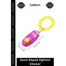 Carlburn #clicker Profesyonel Pozitif Pekiştirme Sesli Uyarı Sistemi Pratik Sağlam Köpek Eğitimi Clicker