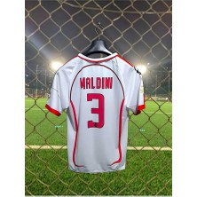 Efsane M.i.l.a.n Maldini 3 Numara Renk (Beyaz) Nostalji Hava Geçen Forma BG72.
