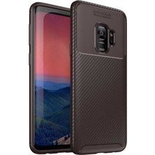 Cavora Samsung Galaxy S9 Kılıf Negro Carbon Silikon Kapak