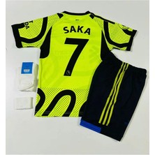 A.r.s.e.n.a.l 2023-24 Sezon Bukayo Saka Alternatif Çocuk Forması 4'lü Set