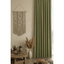 Dokuar Kadife Dokulu Premium Büzgü Ekstraforlu Düz Polyester Fon Perde