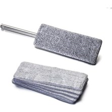 PremiumPort Mikrofiber Tablet Mop Yedek Bezi 4'lü Set Gri 12X33 cm
