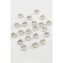 Zero Land Muratech 0,8 mm Kalp Ara At 20 Adet-Gümüş Rengi