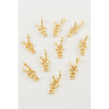 Zero Land Muratech Özgürlük Işareti Kolye Ucu Atı 1 Adet-Sarı