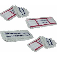 PremiumPort Yumuşak Pamuklu Nemli Mop Seti, 10'lu, 40CM, 80G, Temizlik Için Ideal